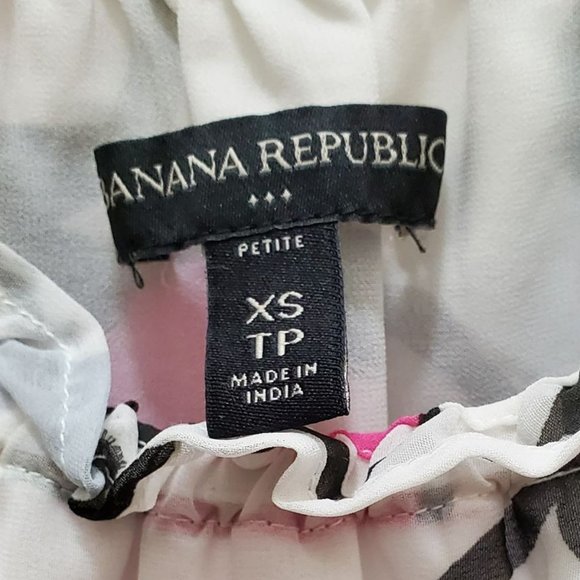 Banana Republic Floral Halter Top/Blouse - Picture 3 of 3